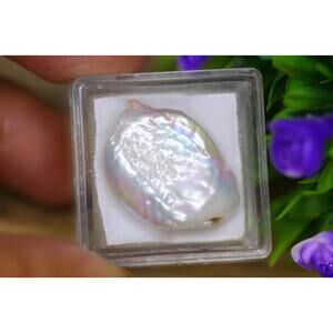 Stunning 14.13 Carat Freeform Keshi Pearl, Fully Drilled!